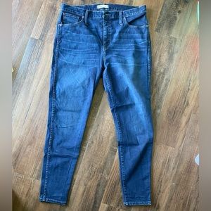 Madewell 10” high rise skinny sz 33 (US 16)